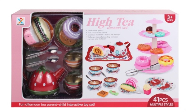 Polesie legetøjssæt te dessert 41 dele 599253B/966-D1