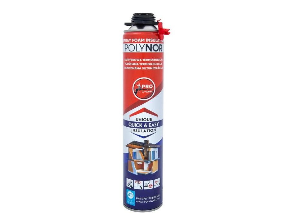 PU SPRAY INSULATION POLYNOR PRO | Färg & Tillbehör - Målningsverktyg - Rollers | GameStuff