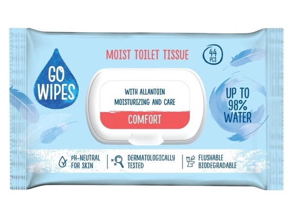 Eurus Vådservietter Wet Wc Paper Comfort 44 Stk.
