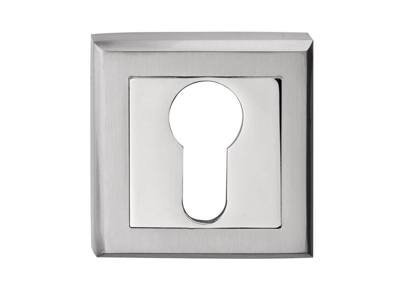 Metal_Bud Cylinder Escutcheon Beta/Alfa Square