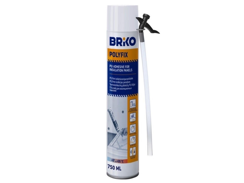 Briko polystyrenplade-lim POLYFIX