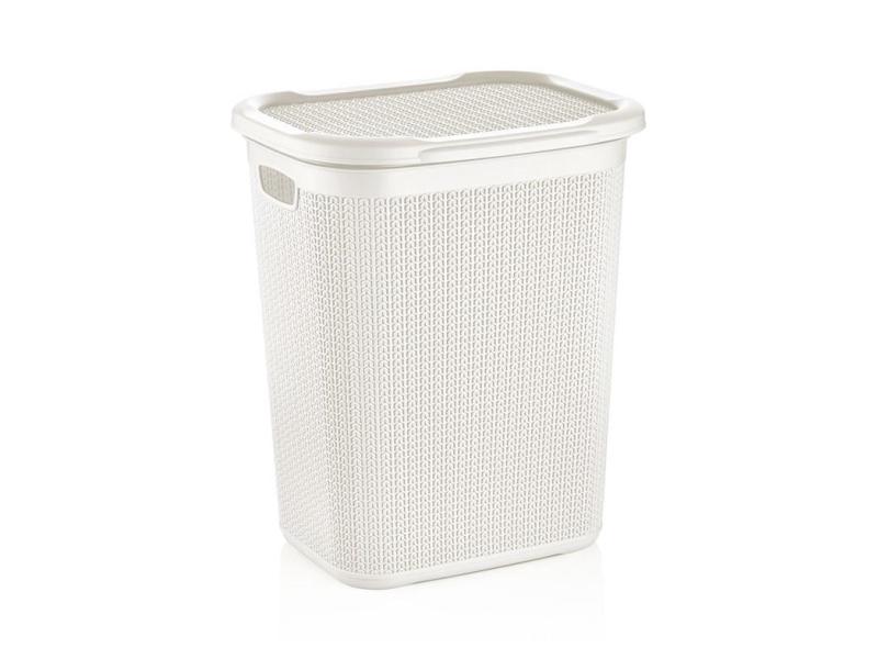 Ucsan Laundry Basket 50L Knit M-079 White