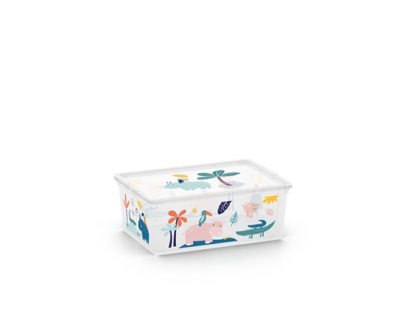 Kis boxopbevaring med låg C Box 11l