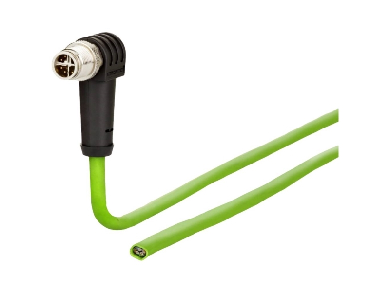 Triton Verbindungskabel Metz Connect M12-Stecker 8-Polig Codiert X, Kat. Y, 1 M