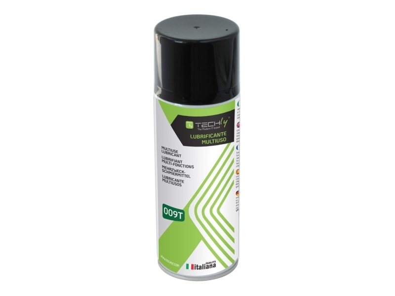 Techly Ica-Ca 009T, 400 Ml, Aerosol Spray, Grøn, Hvid, 389 G