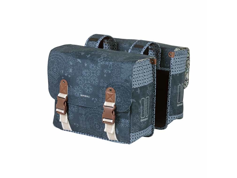 Basil Boheme, Bagside, Cykeltaske, Polyester, Blå, 35 L, 10 Kg