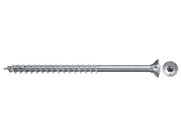 Fischer 670171 Power-Fast II Spånplade-skrue 4 mm 45 mm T-profil Stål Galvaniseret 200 stk