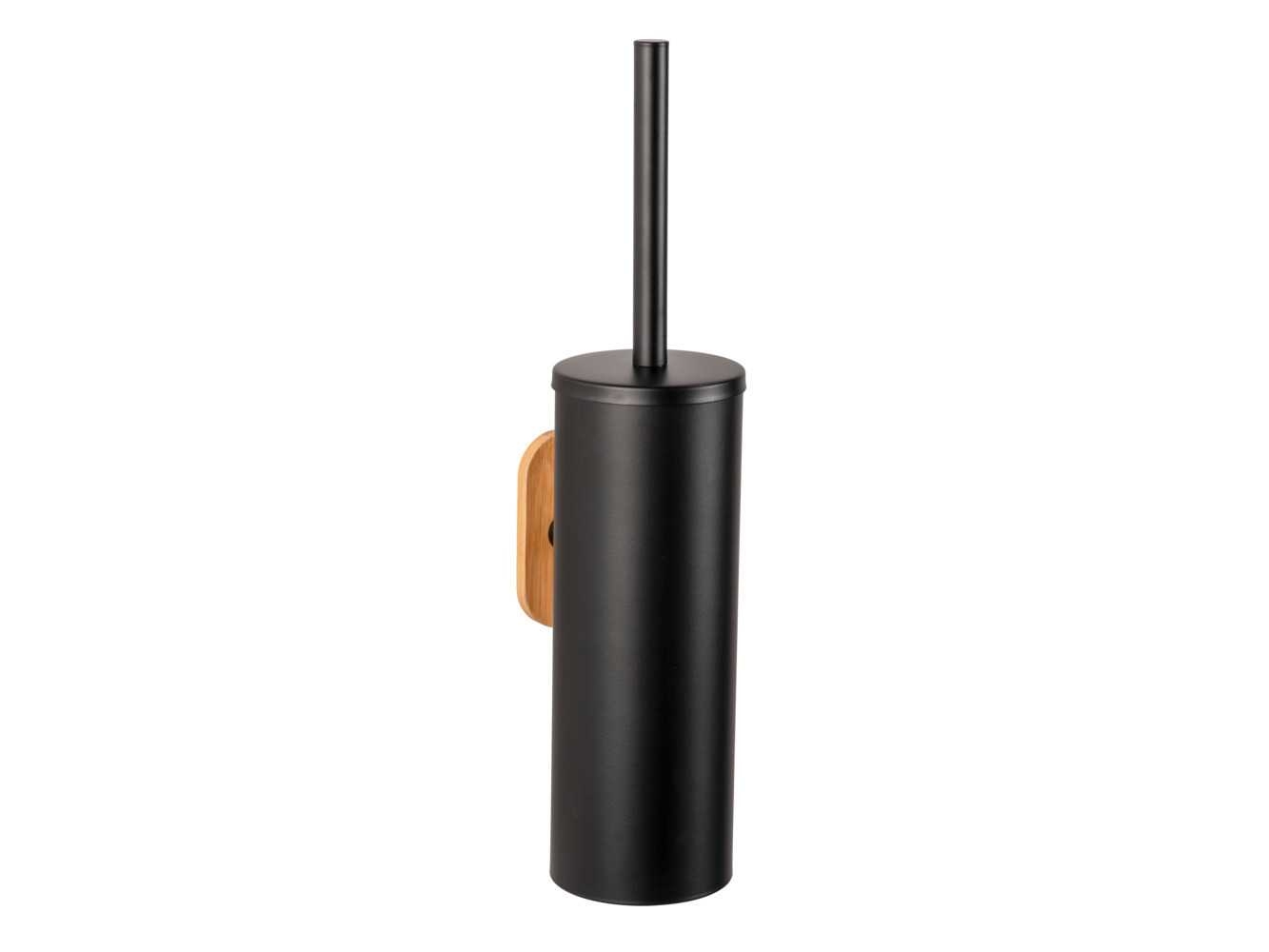 Wenko 25373100, Wc-Bürste & Halter, Schwarz, Edelstahl, Modern, 90 Mm, 130 Mm