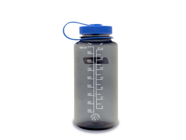 Nalgene 2020-1532, 1000 ml, Harmaa, Ruuvinkanta, Sininen, Yhdysvallat, 210 mm