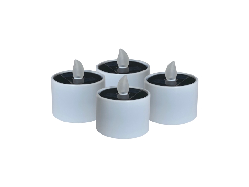 Realpower 463600, Hvid, Badeværelse, Soveværelse, Hjemmekontor, Stue, 1 Pære(R ), Led, Gul, Batteri, Solar