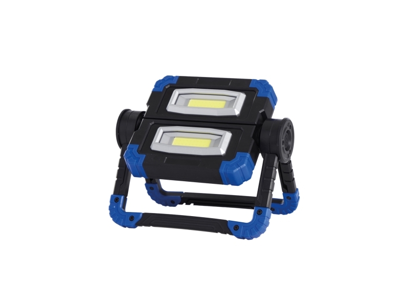 Realpower 463617, 10 W, Led, 2 Pære(R ), Ipx2, Sort, Blå, Flood Work Light