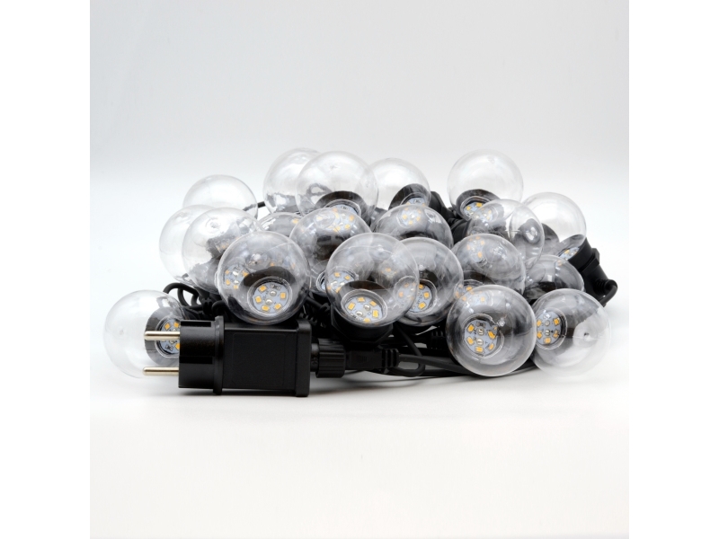 RealPower 463627, 24 lamp(or), LED, Varmvitt, 2200 K, Inomhus / utomhus, Svart | Lätta kedjor | GameStuff