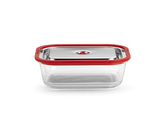 Magic Vac Aco1138, Container, Rechteckig, 1,9 L, Transparent, Glas, Silikon, Stahl, -40 - 280 °C