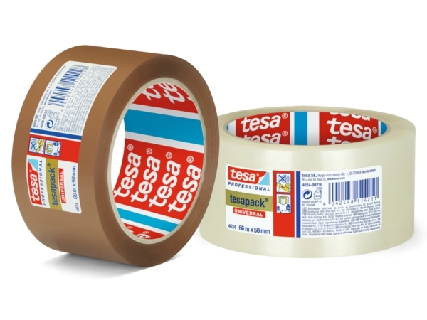 TESA 4024, Transparent, Kartong, Polypropylen (PP), 66 m, 5 cm | Papper & Emballage - Förpackningstejp - Förpackningstejp | GameStuff