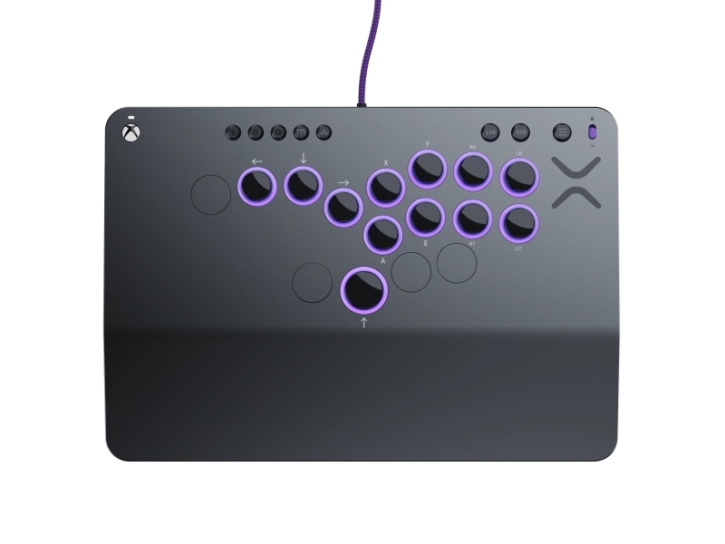 PDP Victrix Pro KO Leverless Fight Stick, Fightstick, PC, Xbox Series S, Xbox Series X, Makropainke, Langallinen, USB, USB Type-C