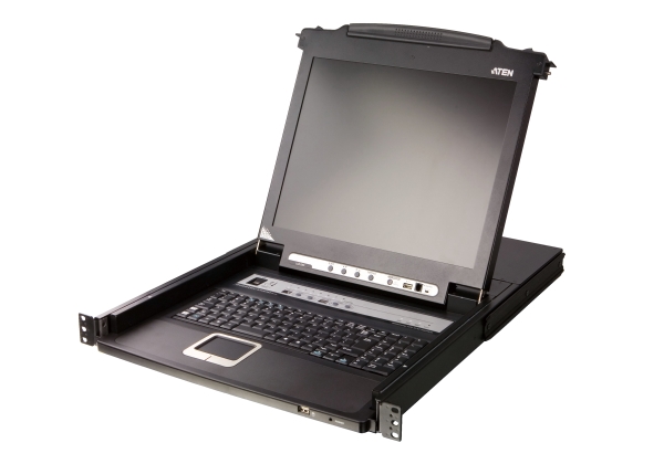 Aten Cl5708mw Fr Kvm-Switch 8-Port 17,3" Lcd Singlerail Ps/2-Usb Vga (Cl5708mw F)