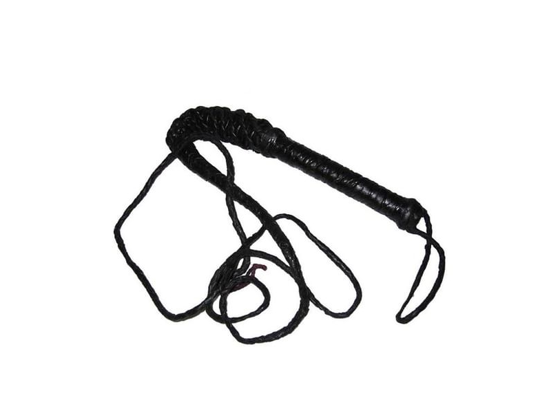 Peitsche, Schwarz, 240 Cm