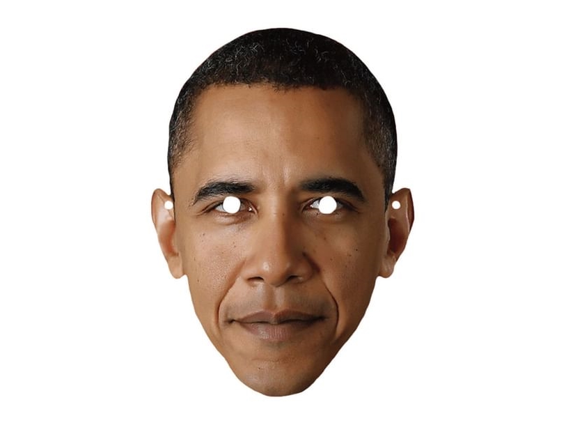 Barack Obama Karton Maske