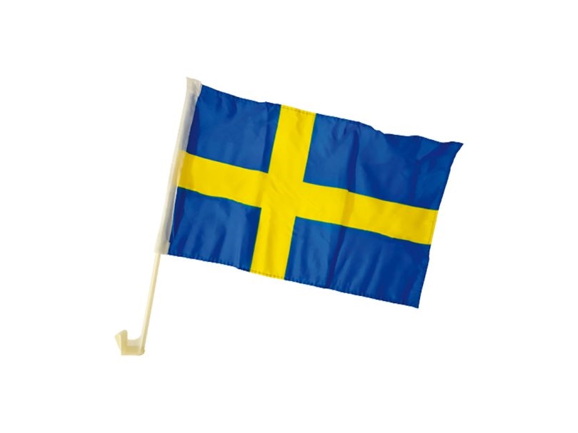 Svenske bil flag, 2 stk billede
