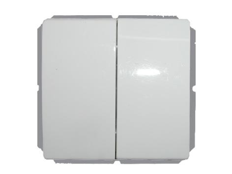 Vilma Double Change-Over Switch Without Frame