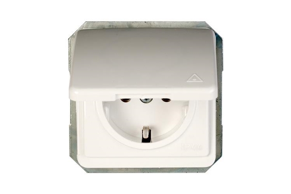 Vilma Plug Socket Rp16-003-02 V White Lx200