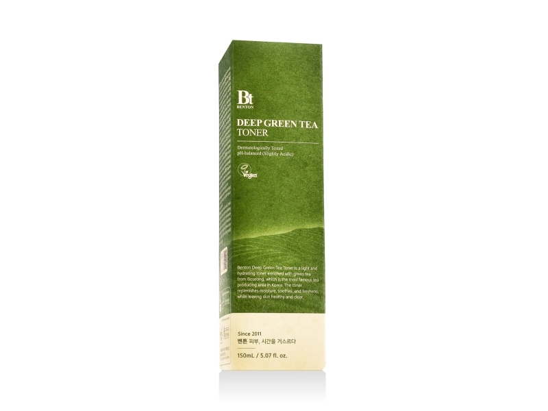 Benton Deep Green Tea Hydratisierendes Gesichtstonikum Mit Grünem Tee 150 Ml - Image 4