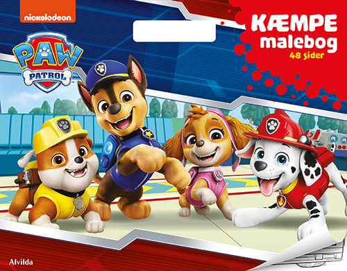 Paw Patrol - HUGE värityskirja (värityskirja kahvalla)