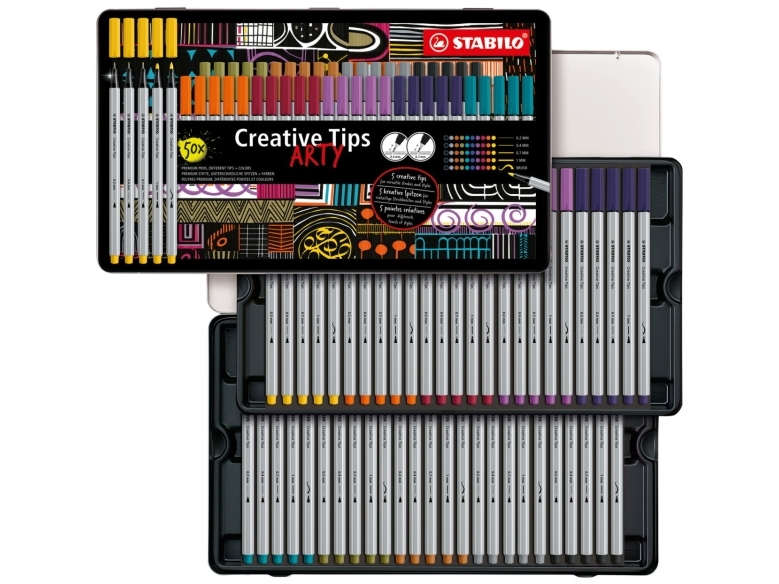 Stabilo Creative Tips Arty, 50 Stück(E), Mehrfarbig