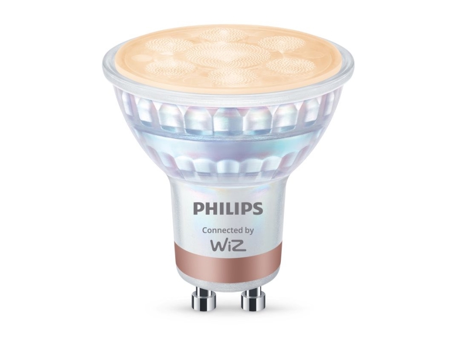 Philips Spot 50 W PAR16 GU10 x 2, Smart pære, Wi-Fi/Bluetooth, Hvid, GU10, PAR16, 2700 K