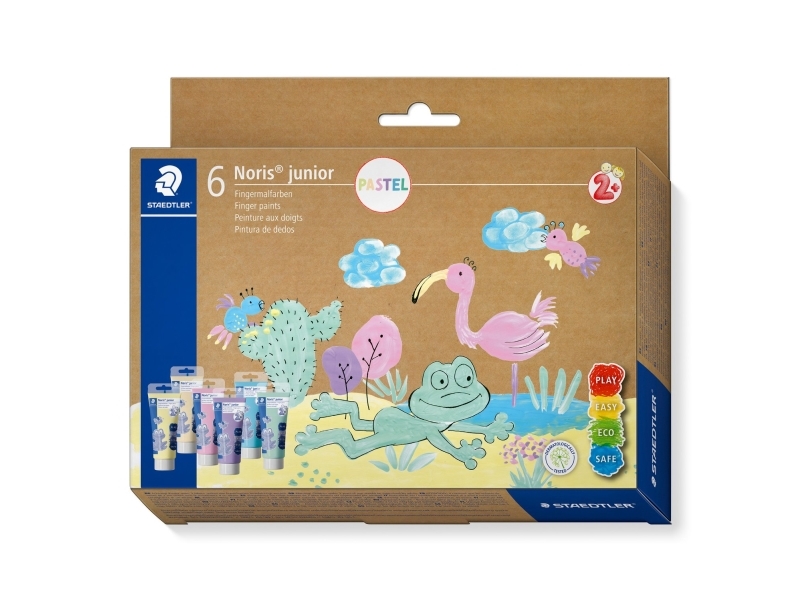 Staedtler 8816P C6, Blå, Mint, Orange, Rosa, Lila, Gul, Pastellfärg, Smet (substans), 6 styck | Skola & Hobby - Konstmaterial - Akvareller och vattenfärger | GameStuff