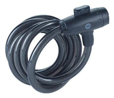 12X2000mm Yale Essential Security Kabelschloss Mit Schlüssel 12Mm Fahrradkabel