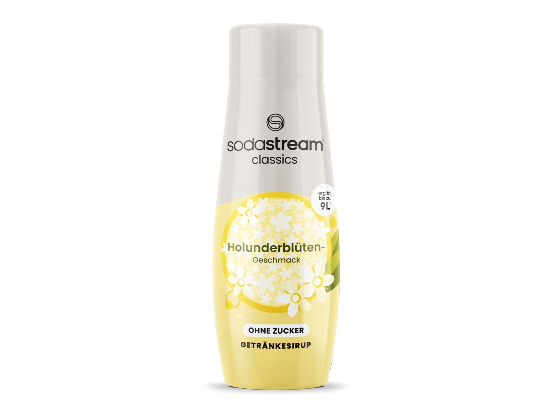 SodaStream 1024269490, Karboniseret sirup, Grøn, Hvid, Gul, Hyldeblomst, 440 ml, 9 L, 1 stk