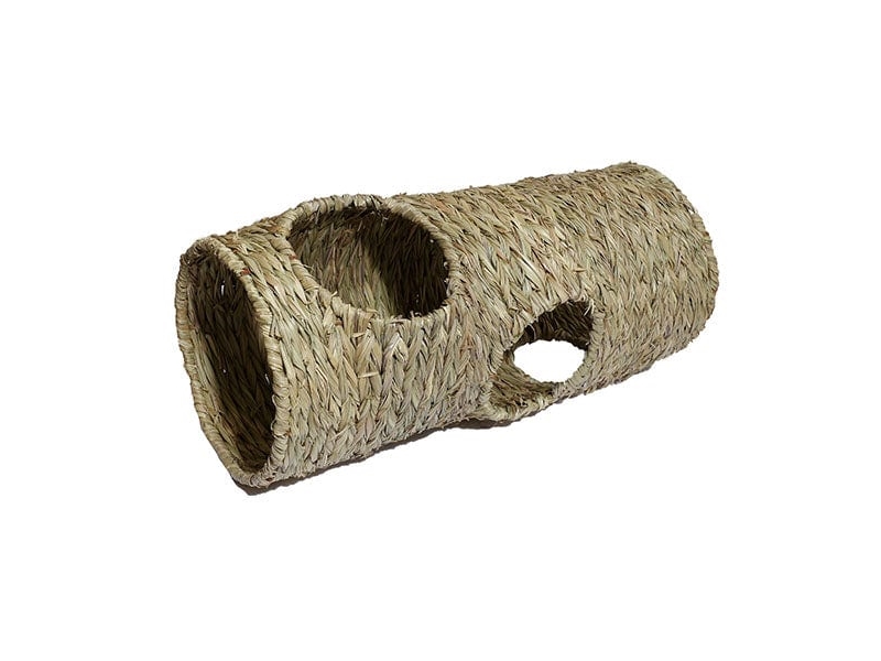 Vävd jumbotunnel i rosenträ - Large | Sällskapsdjur - Gnagare - Godis till gnagare | GameStuff