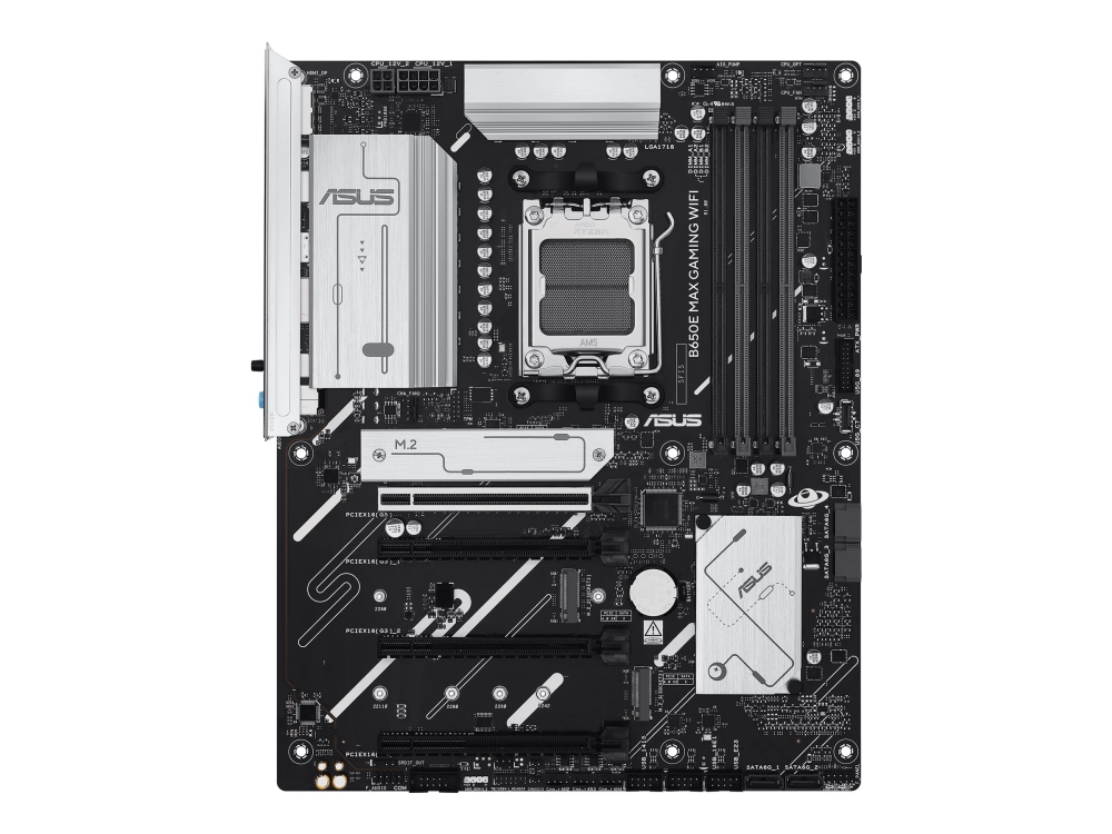 Asus B650e Max Gaming Wifi, Amd, Sockel Am5, Amd Ryzen 7000 Series, Amd Ryzen 8000 Series, Amd Ryzen 9000 Series, Sockel Am5, Ddr5-Sdram, 256 Gb