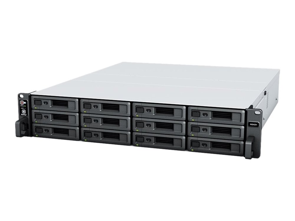 Synology Rackstation Rs2423rp+, Nas, Ständer (2U), Amd Ryzen, V1780b, Schwarz, Grau