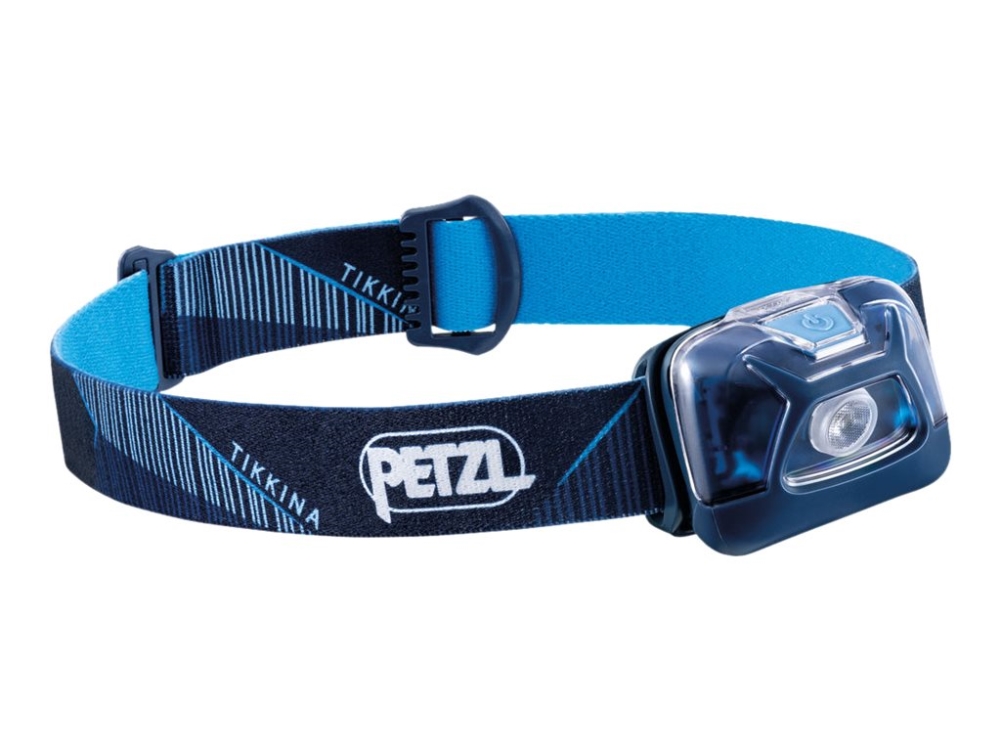 Petzl Tikkina - Lommelygte Til Hovedet - Led - 3-Modus - Hvidt Lys - Blå
