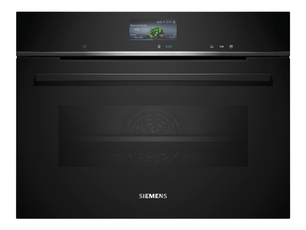 Siemens iQ700 CS736G1B1 - Ugn - med ångfunktion - inbyggd - Wi-Fi - fördjupning - bredd: 56 cm - djup: 55 cm - höjd: 45 cm - med självrengöring - Klass A+ - svart | Vitvaror - Ugnar - Ångugnar | GameStuff