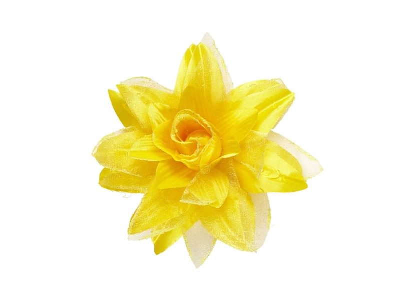 Haarspange Mit Gelber Blume