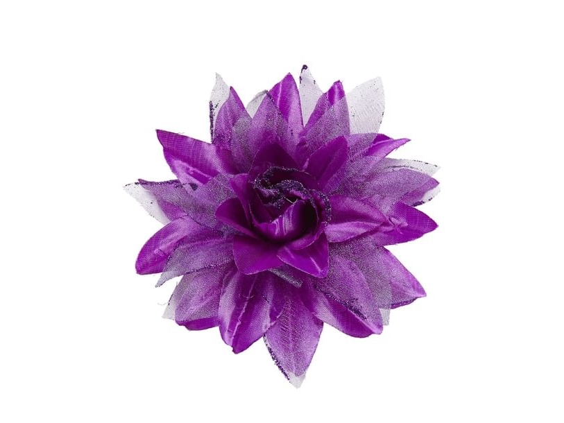 Haarklammern Mit Lila Blume