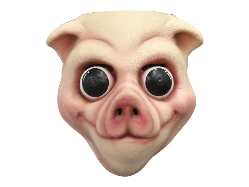 Grismask med stora ögon, tonåring | Leksaker - Rollek - Kostym | GameStuff