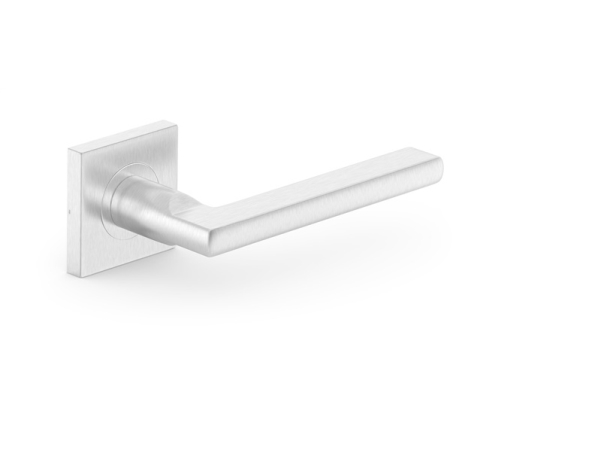 Metal_Bud Door Handle, Indoor Stainless Steel Metro Matte Nickel