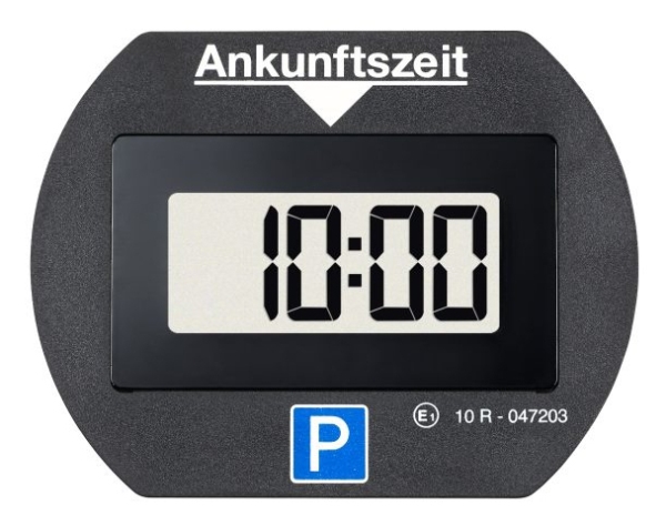 Needit PARK LITE elektrisk parkeringsskiva med registrering Tysk udgavesvart | Bilvård & Biltillbehör - Bilens Interiörutrustning - Övriga | GameStuff