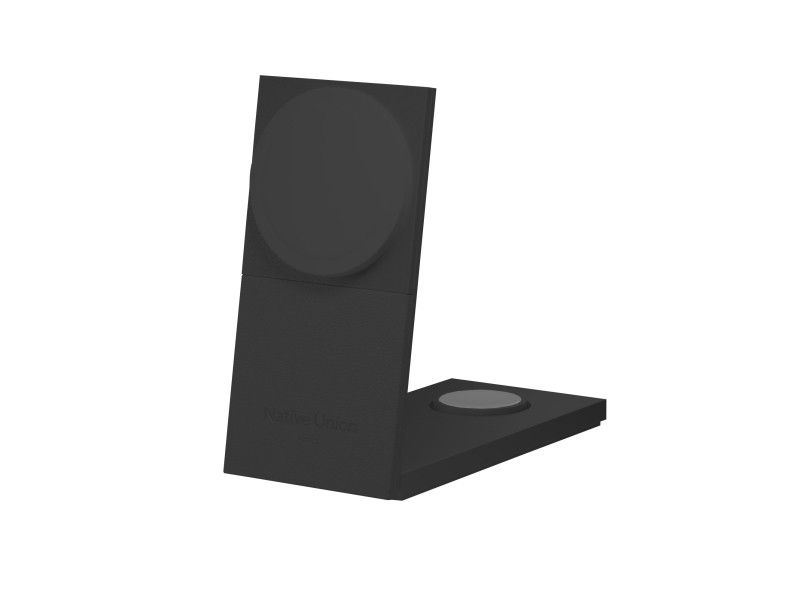 Native Union Rise 3-In-1 Qi2, Indendørs, Usb, Trådløs Opladning, 2 M, Sort