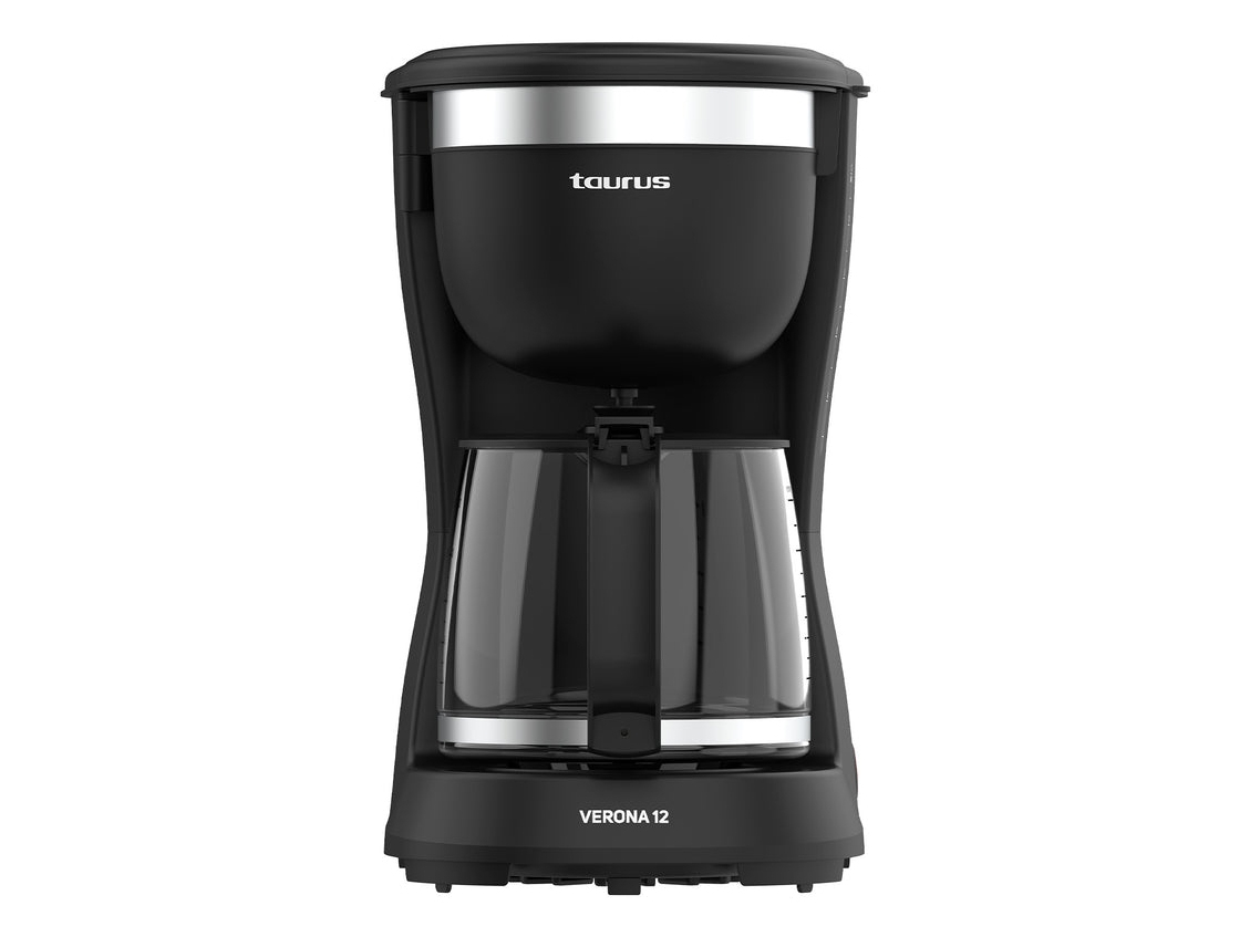 Taurus VERONA 12, Droppande kaffebryggare, 1,25 l, Malat kaffe, 680 W, Svart | Köksapparater - Köksmaskiner | GameStuff