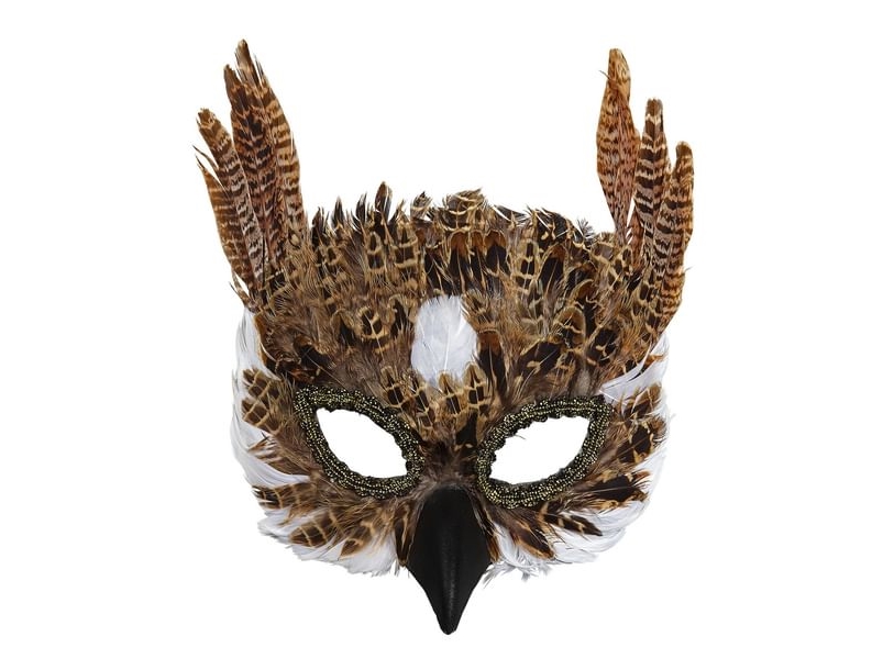 Ugle halvmaske | Leksaker - Rollek - Kostym | GameStuff