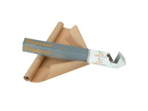 Backpapier Catersource 1 Blatt Ungebleicht L42xb38 Cm Mit Silikon Braun, 24 Rollen X 1 Stk/Karton