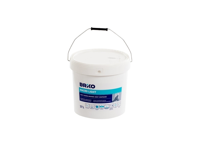 Putty Briko Macro Light, White, 17 L