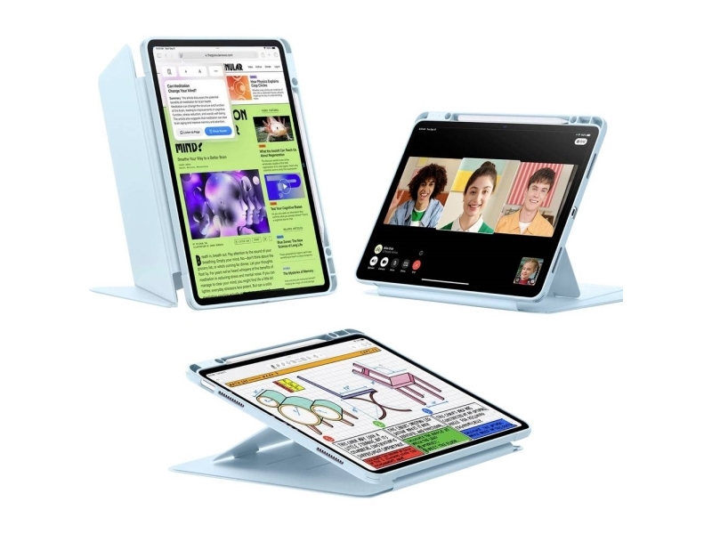 ESR 1B21500203 Tabletin suojus Apple iPad Air 13 (M3 2025, M2 2024) 33,0 cm (13) FlipCase Sininen