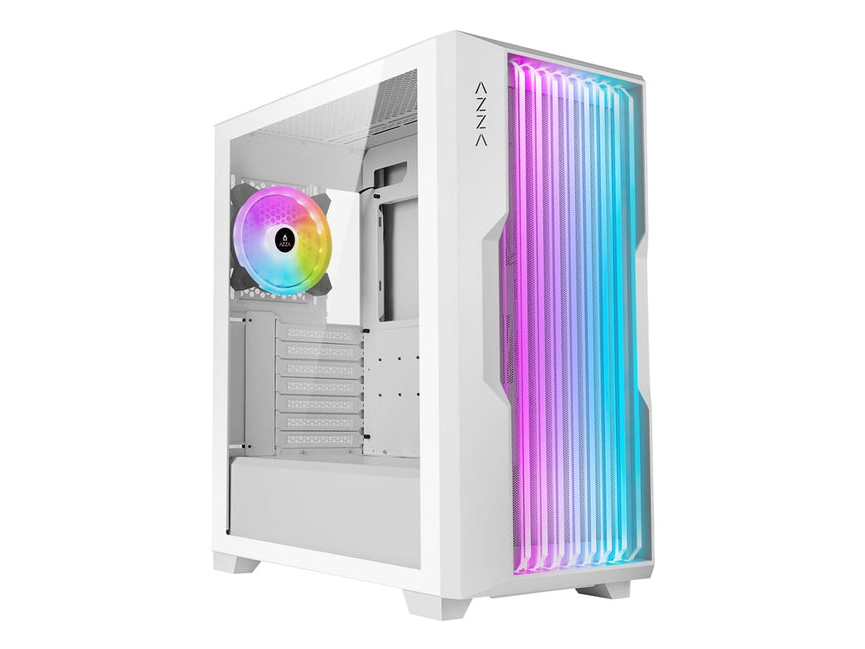 Azza Guardian Glass, Midi Tower, Pc, Weiß, Atx, Eatx, Itx, Micro Atx, 17 Cm, 40 Cm