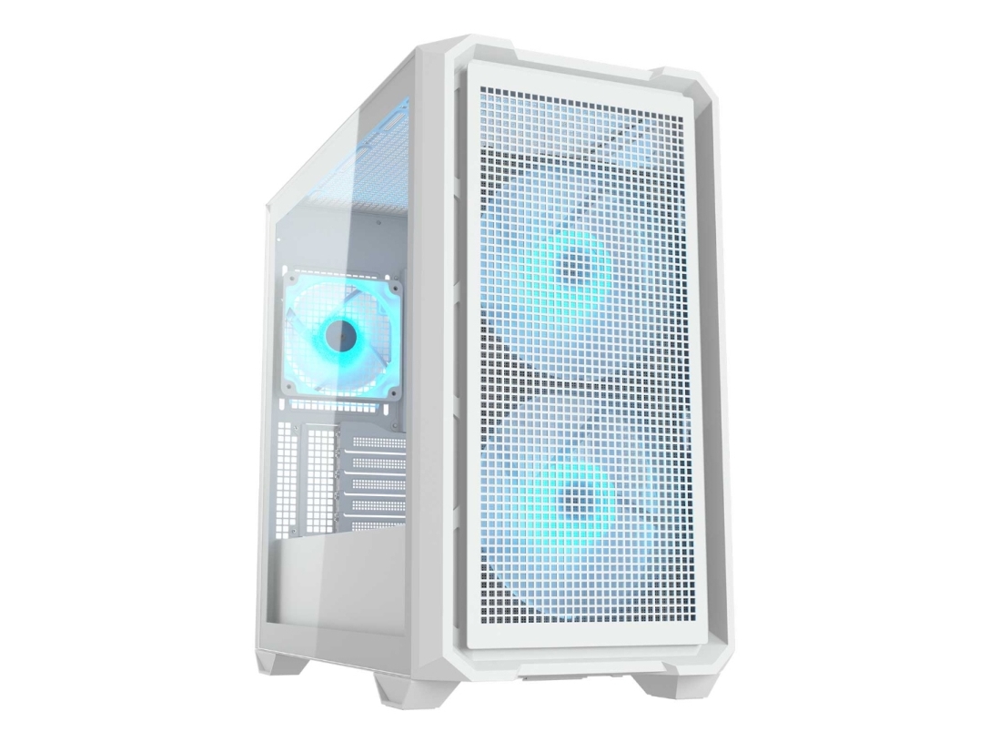 Cougar Gehäuse Mini-Tower, Mx600 Mini, Argb, Weiß, Mini Tower, Pc, Weiß, Micro Atx, Mini-Itx, Gaming, Multi